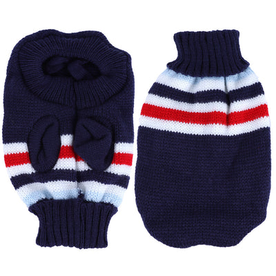 Suéter para Gato Multicolor con Cuello Solapa - Diseño Casual - Image 7