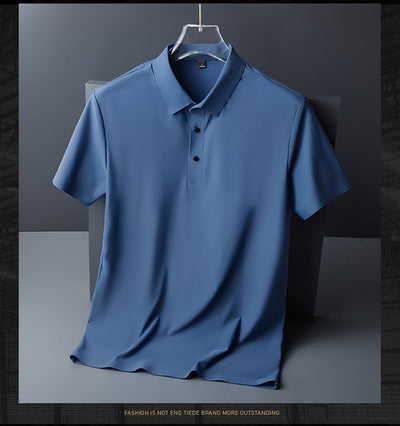 Camiseta Manga Corta Transpirable con Solapa para Hombre - Image 4