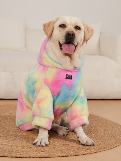 Suéter para Perro Tie-Dye Arcoíris con Patrón de Conejo - Image 19