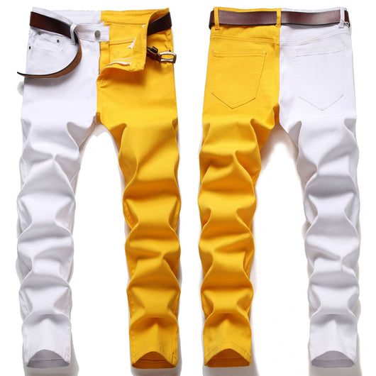 Jeans Slim Fit Elásticos con Costuras Decorativas para Hombre - Image 22