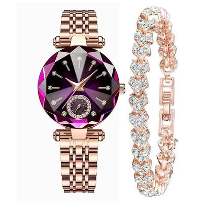 Reloj de Cuarzo Elegante para Mujer con Detalles de Diamante - Image 8
