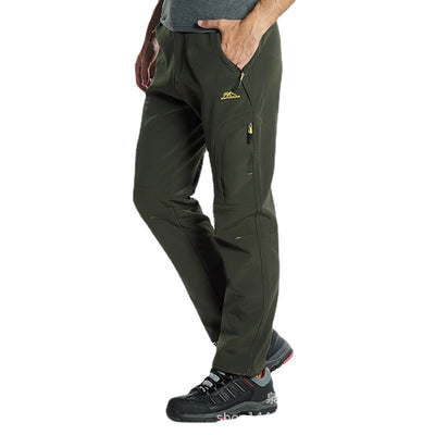 Pantalones de Senderismo Impermeables y Cálidos de Corte Holgado - Image 5