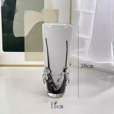 Jarrón de Cristal Blanco Elegancia Clásica - Adorno Decorativo Premium - Image 9