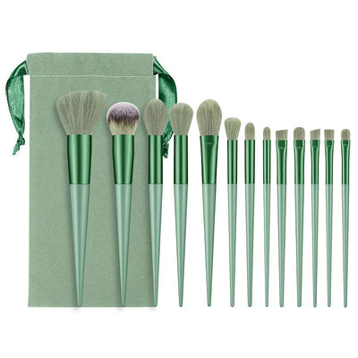 Set de 13 Brochas de Maquillaje Flor Púrpura con Cerdas Suaves - Image 5