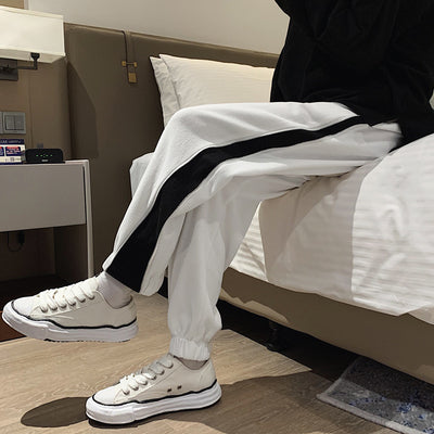 Pantalones Deportivos Holgados Masculinos Estilo Otoño Invierno con Personalidad - Image 5