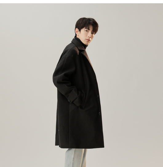 Abrigo de Lana Estilo Coreano Cuello Solapa Elegante - Image 18