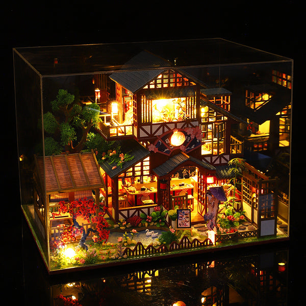 Maqueta de Casa Japonesa Tradicional para Armar - Modelo Artesanal
