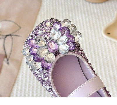 Zapatos de Rendimiento para Niñas con Diamante de Luz en Cristal - Image 19