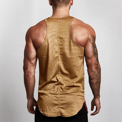Camiseta Fitness Slim Fit para Hombre - Musculosa Deportiva Mesh - Image 21