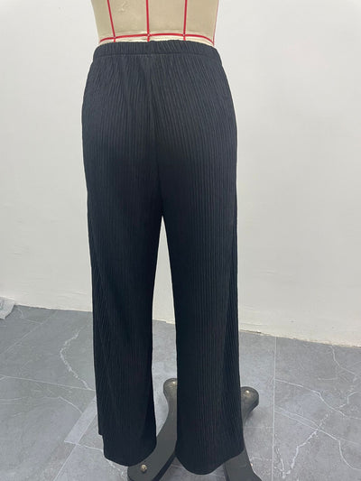 Pantalones Casuales para Mujer con Cintura Ajustable y Detalles de Cordones - Image 17