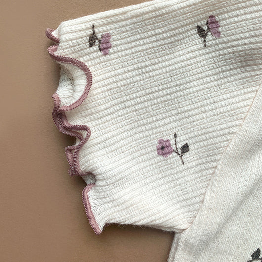 Conjunto de Dos Piezas Floral para Bebé en Algodón Suave - Image 3