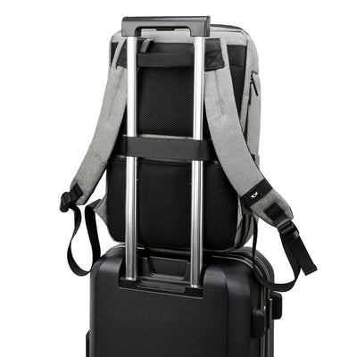 Mochila Ejecutiva para Hombre con Puerto USB y Reflectante - Image 7