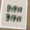Manicura Artesanal Ojo de Gato Verde Bucheriti