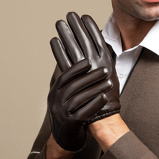 Guantes de Piel de Oveja con Forro Polar y Acolchado Térmico - Image 5