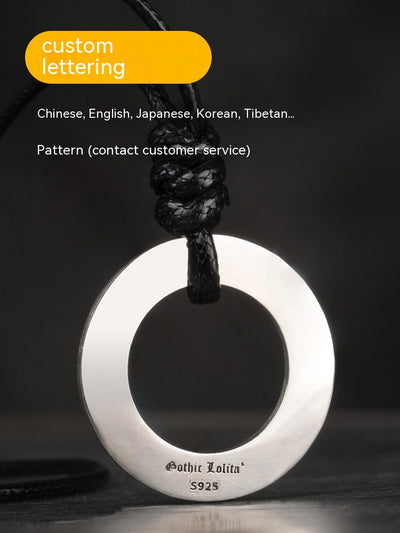Collar Plata con Inicial para Hombre - Dije Personalizado - Image 6