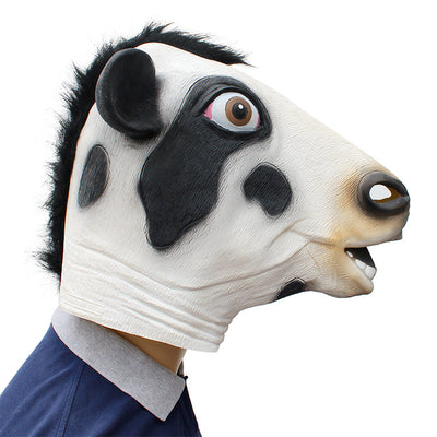 Máscara de Vaca de Látex para Fiesta de Halloween - Image 4