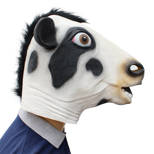 Máscara de Vaca de Látex para Fiesta de Halloween - Image 4