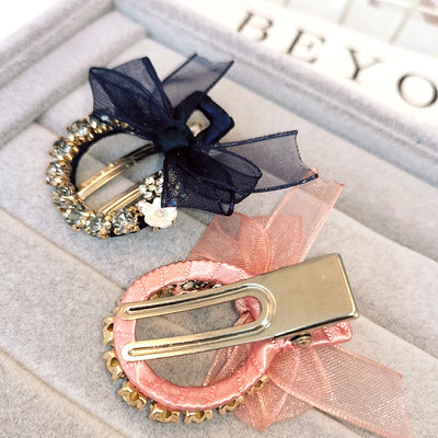 Pasador de Mariposa con Malla de Encaje - Accesorio de Cabello Elegante Metal - Image 15