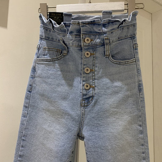 Jeans Skinny Talle Alto Cropped para Mujer - Image 12