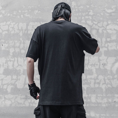 Camiseta Táctica de Dos Piezas Suelta para Hombre - Image 14
