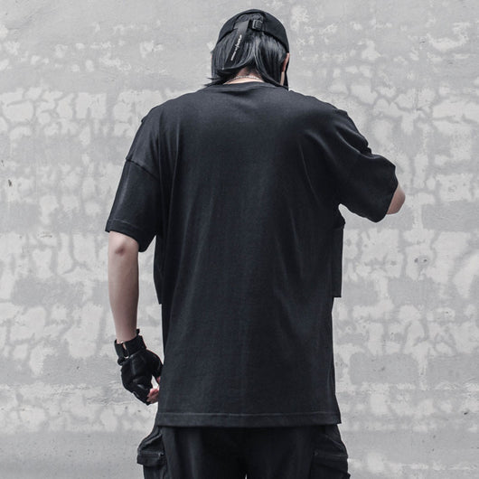 Camiseta Táctica de Dos Piezas Suelta para Hombre - Image 14