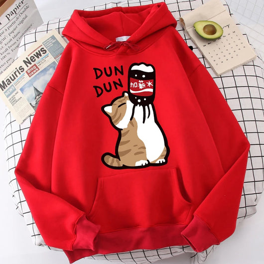 Sudadera con Capucha Gato Divertido - Aumento de Sueldo para Hombre - Image 38