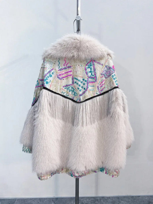 Abrigo Largo de Lana de Cordero para Mujer - Diseño Elegante y Cálido - Image 22