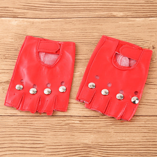 Guantes de Cuero para Hombre con Remaches Fashion Personality - Image 6