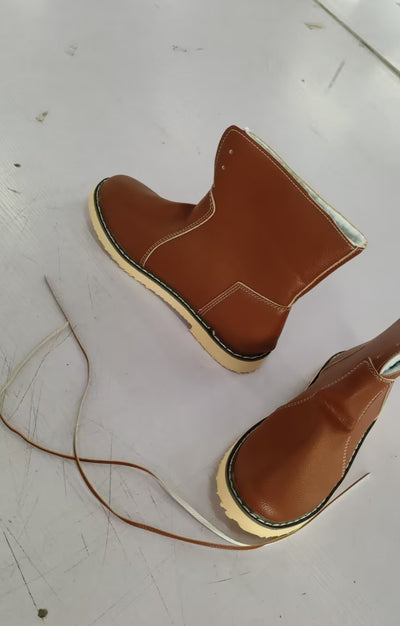 Botas de Invierno para Mujer con Forro de Felpa y Cordones - Image 12
