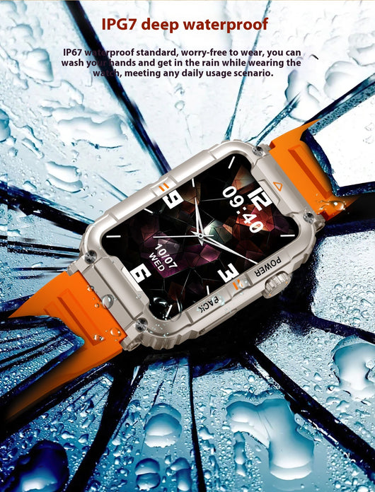 Reloj Inteligente KR88 con Llamadas Bluetooth, Asistente de Voz y Monitor de Salud - Image 8