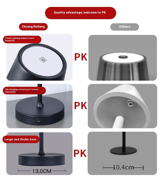 Lámpara de Mesa Western Touch LED de Patas Altas para Restaurante - Image 10