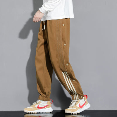 Pantalones Deportivos Holgados con Tobillera para Hombre - Estilo Otoño