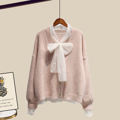 Conjunto de Falda y Suéter Elegante para Mujer Madura - Image 12