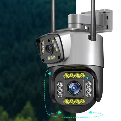 Cámara Exterior WiFi 4G Dual Lente HD Resistente al Agua - Image 8