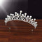 Corona Nupcial de Perlas - Tiara de Lujo para Novia