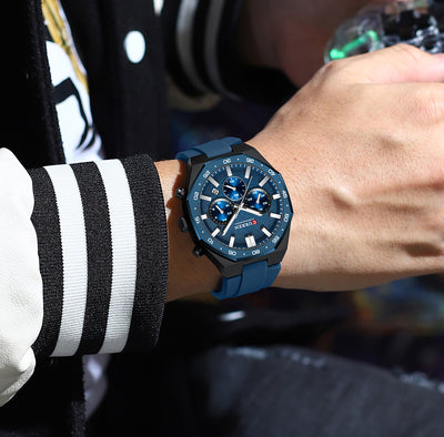 Reloj Deportivo Impermeable para Hombre con Seis Manecillas - Image 27