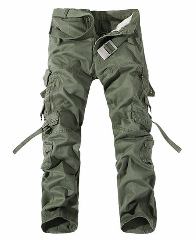 Pantalones Cargo Multibolsillos para Hombre - Estilo Lavado Moderno - Image 3