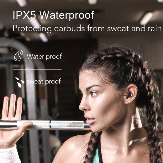 Auriculares Inalámbricos Bluetooth con Estuche de Carga de Gran Capacidad - Image 2