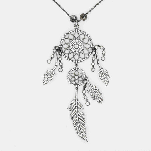Aretes Largos Atrapasueños con Borlas y Plumas - Collar y Pulsera - Image 21