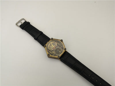 Cinturón Steampunk de Cuero Genuino para Hombre con Reloj de Cobre - Image 10