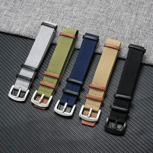 Reloj de Campo Vintage con Correa de Nylon Unisex