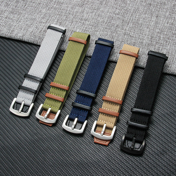 Reloj de Campo Vintage con Correa de Nylon Unisex