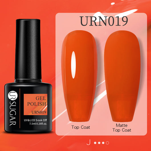 Esmalte de Uñas Gel Brillo Negro, Blanco y Rojo Efecto Mate - Image 20