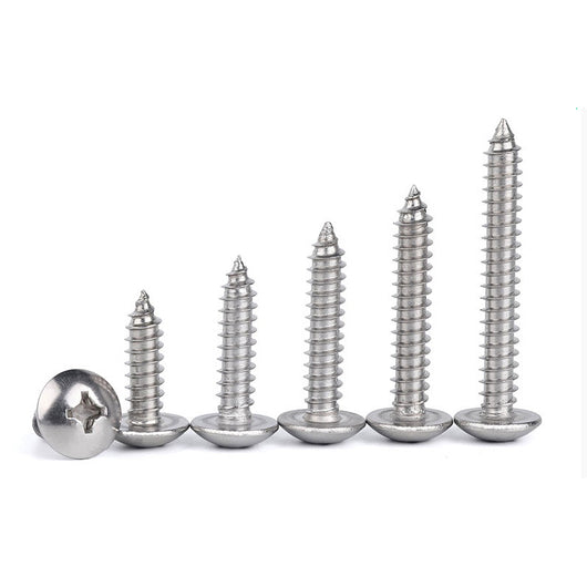 Tornillo Autorroscante de Acero Inoxidable Cabeza Ancha Tipo Champiñón - Image 75