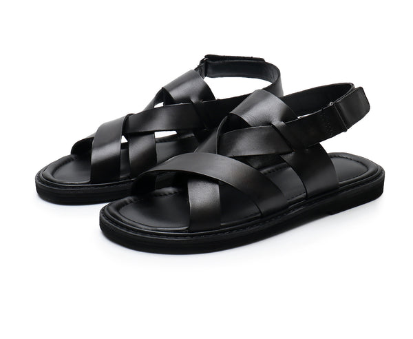 Sandalias Casuales de Cuero Genuino para Hombre - Comodidad de Verano - Image 5