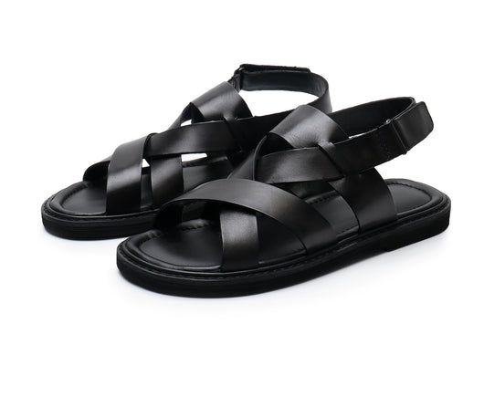 Sandalias Casuales de Cuero Genuino para Hombre - Comodidad de Verano - Image 5