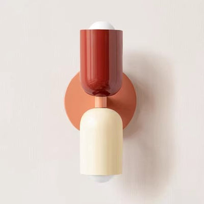Lámpara de Pared Doble Estilo Vintage Crema para Dormitorio y Habitación Infantil - Image 2