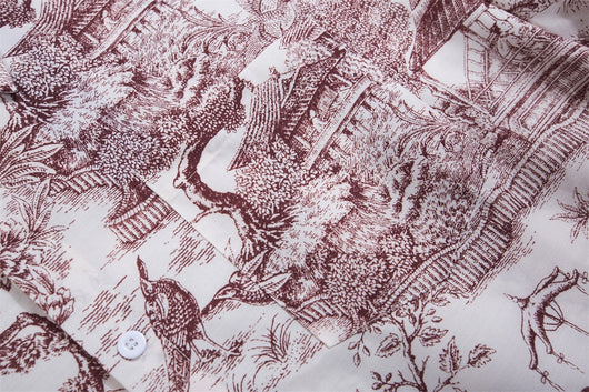 Camisa Estampada Pintura Digital Manga Corta - Image 26