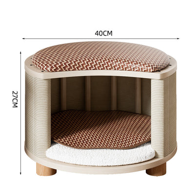 Cama de Madera Maciza para Gatos - Nido Versátil para Todas las Estaciones - Image 10