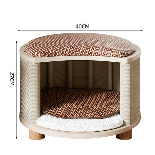 Cama de Madera Maciza para Gatos - Nido Versátil para Todas las Estaciones - Image 10